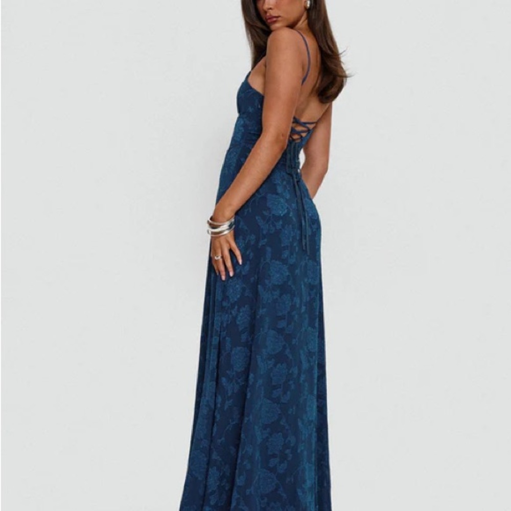 Princess Polly south of France Maxi Dress blue - Picture 2 of 15